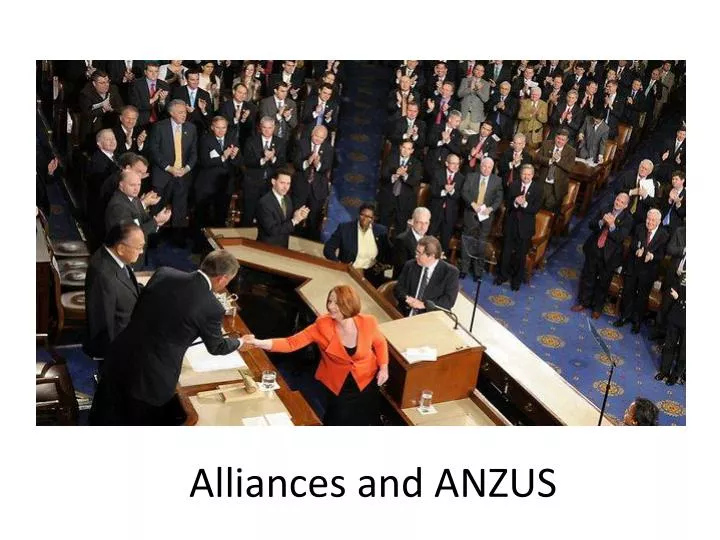 alliances and anzus