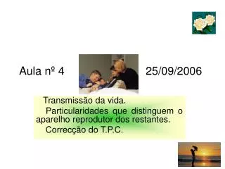 aula n 4 25 09 2006
