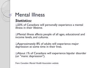 mental illness