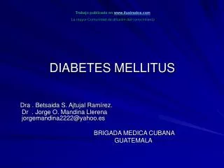 diabetes mellitus