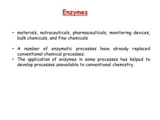 Enzymes