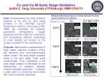Different Nanostructures of Oxide Islands Formed under Different Conditions - slide 1