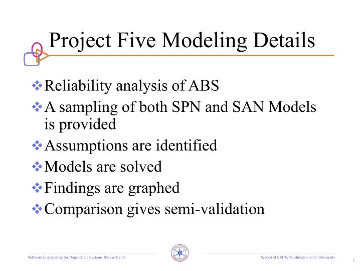 project five modeling details