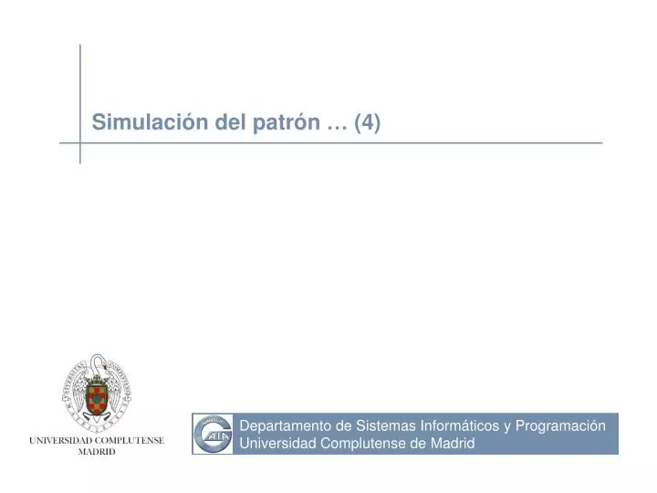 simulaci n del patr n 4