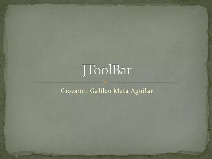 jtoolbar