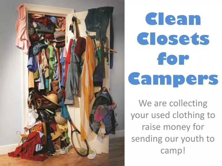 clean closets for campers