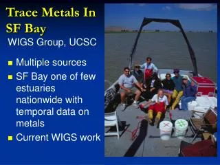 Trace Metals In SF Bay