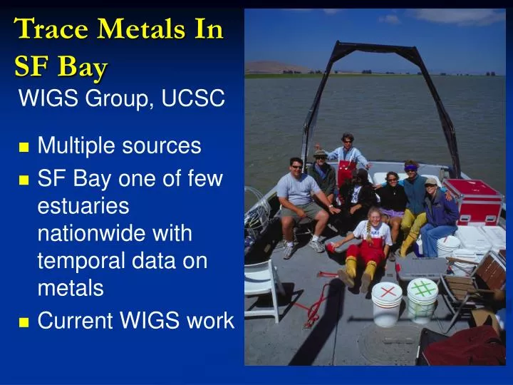trace metals in sf bay