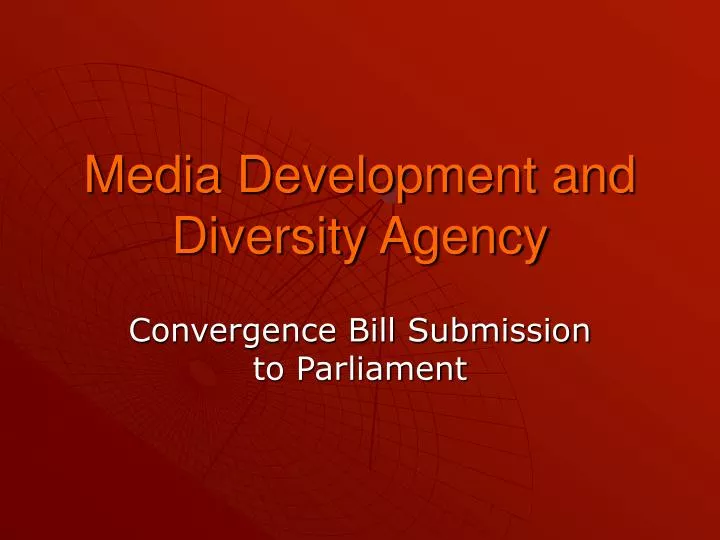 media development and diversity agency