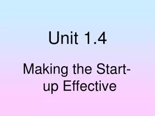 Unit 1.4