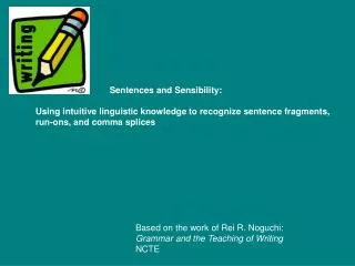 Sentences and Sensibility: