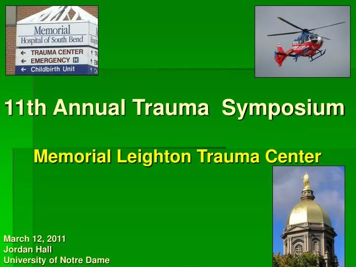 memorial leighton trauma center