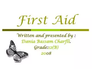 First Aid