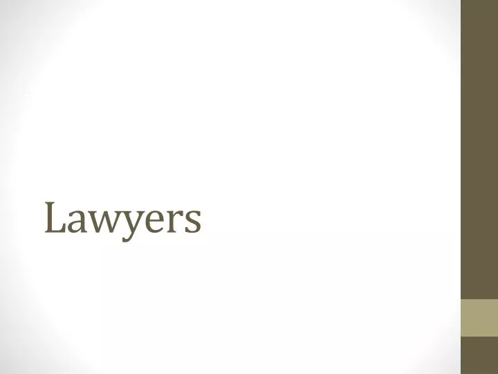 lawyers