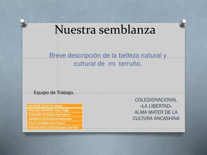 nuestra semblanza