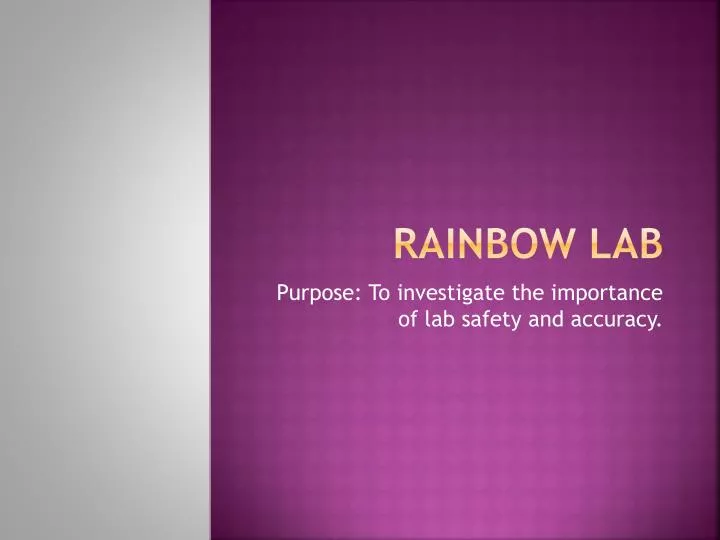 rainbow lab