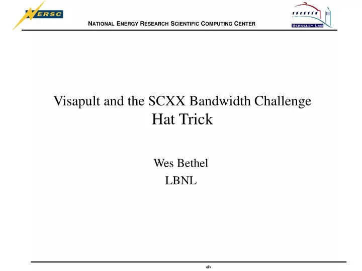 visapult and the scxx bandwidth challenge hat trick