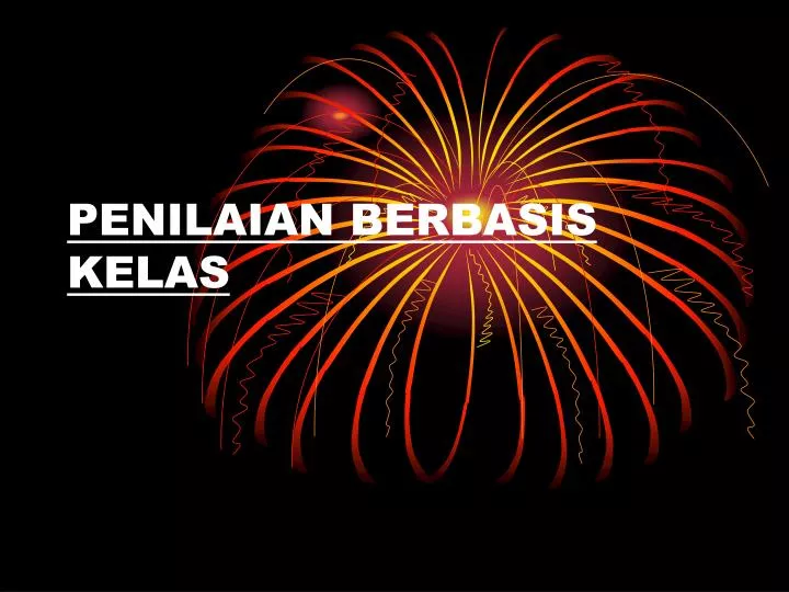 penilaian berbasis kelas