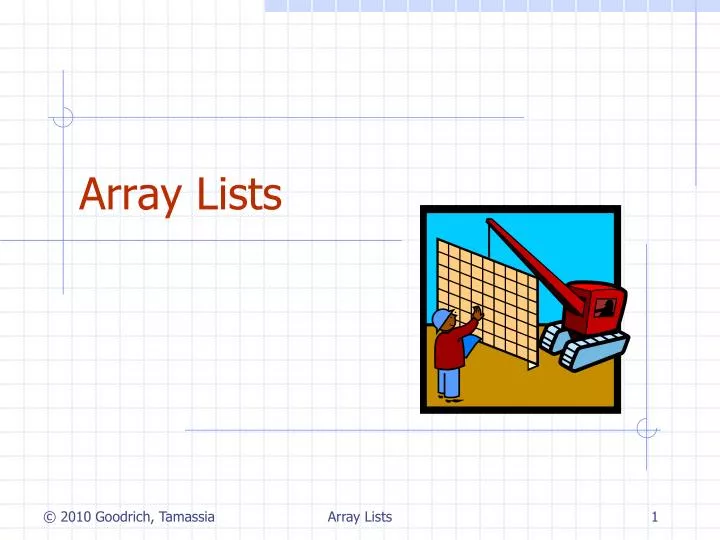 array lists