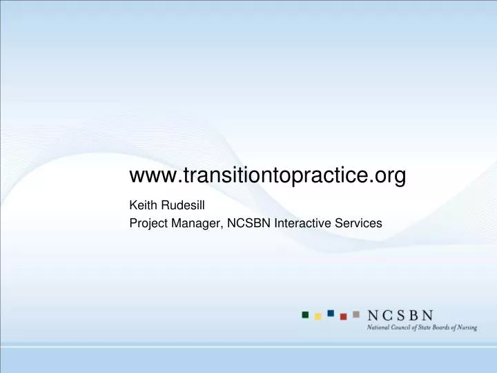 www transitiontopractice org