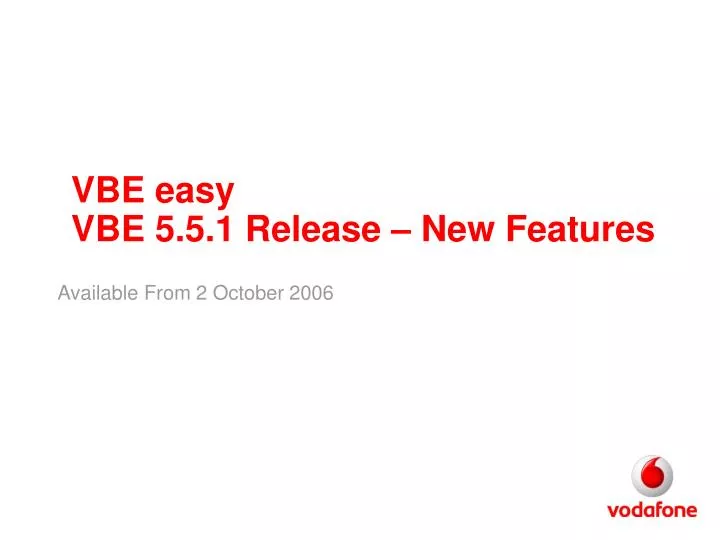 vbe easy vbe 5 5 1 release new features