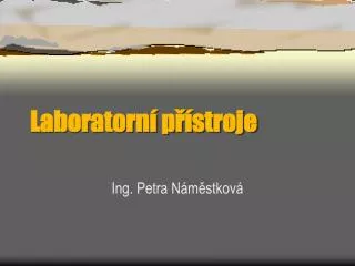 laboratorn p stroje