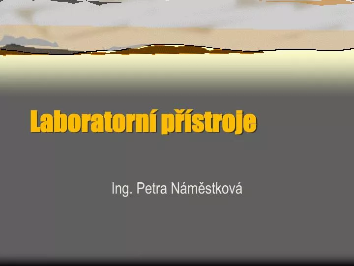 laboratorn p stroje