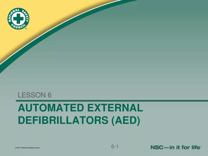 automated external defibrillators aed
