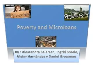 Poverty and Microloans