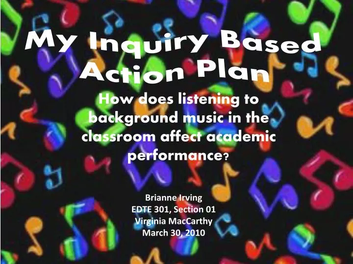 my inquiry based action plan