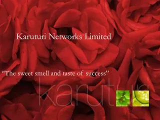 Karuturi Networks Limited