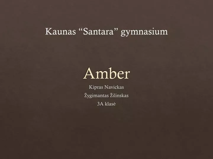 amber