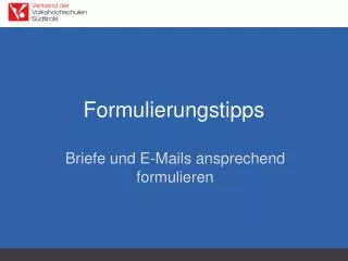 formulierungstipps