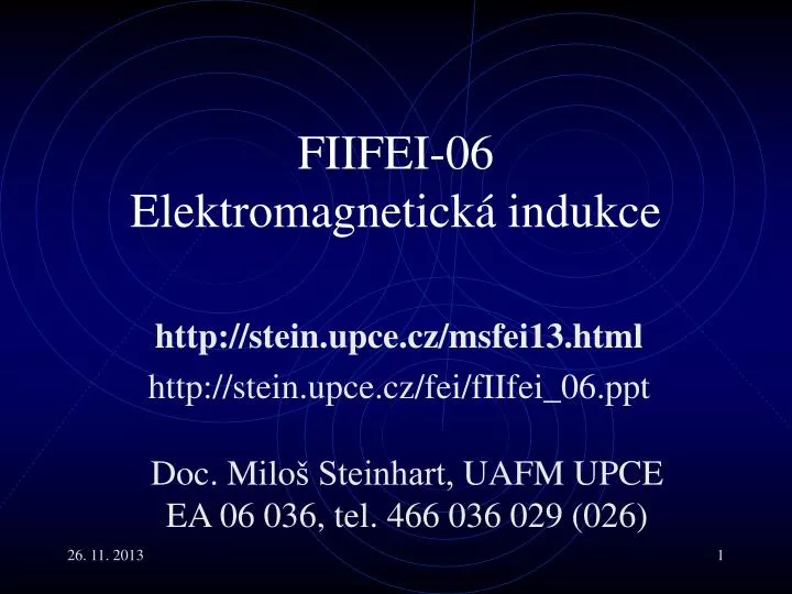 f ii f ei 06 elektromagnetick indukce