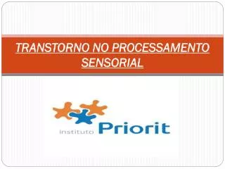 transtorno no processamento sensorial