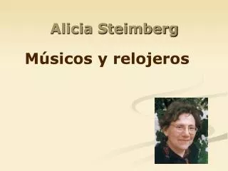 alicia steimberg