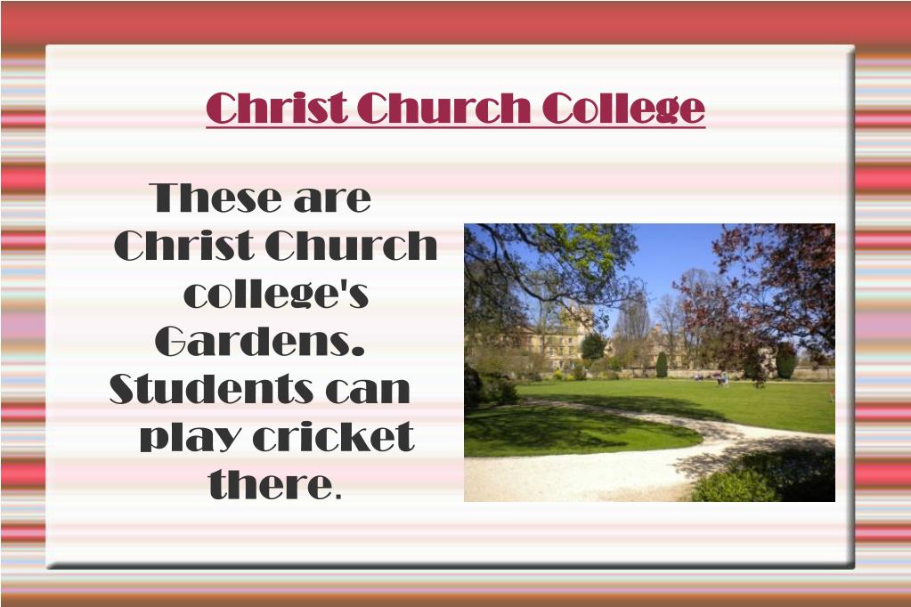PPT - Christ Church College PowerPoint Presentation, free download - ID ...