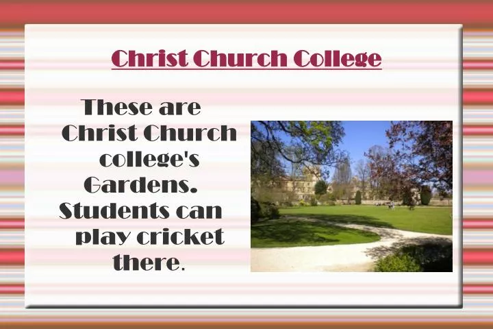 christ church college