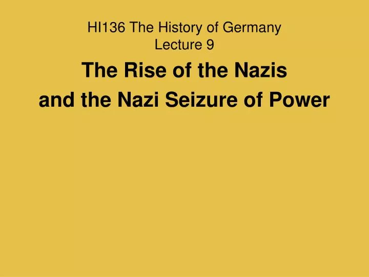 hi136 the history of germany lecture 9