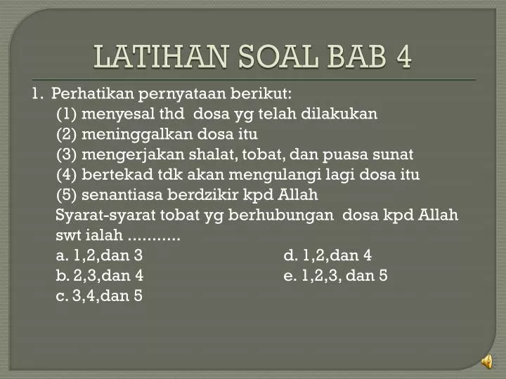 latihan soal bab 4