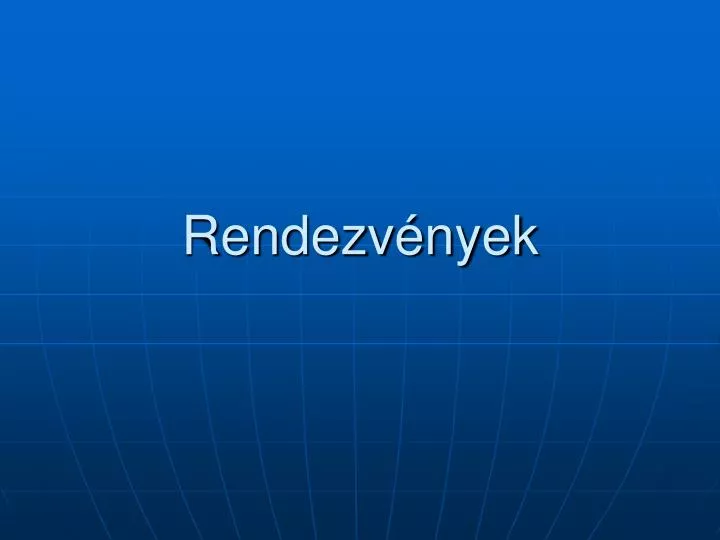 rendezv nyek