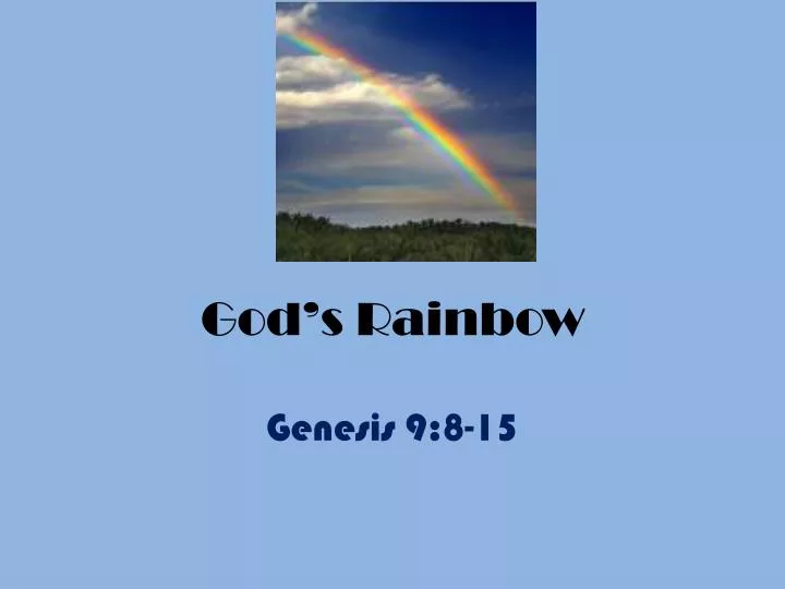 god s rainbow