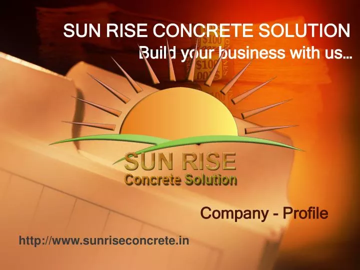 sun rise concrete solution build your business with us