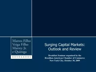 Short History of the Brazilian Capital Markets