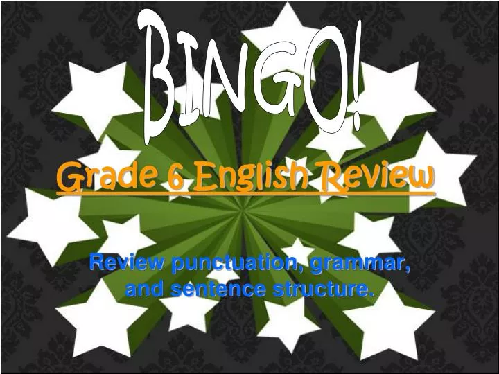 grade 6 english review