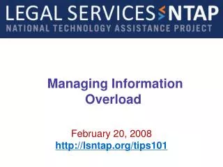 managing information overload