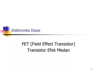 elektronika dasar