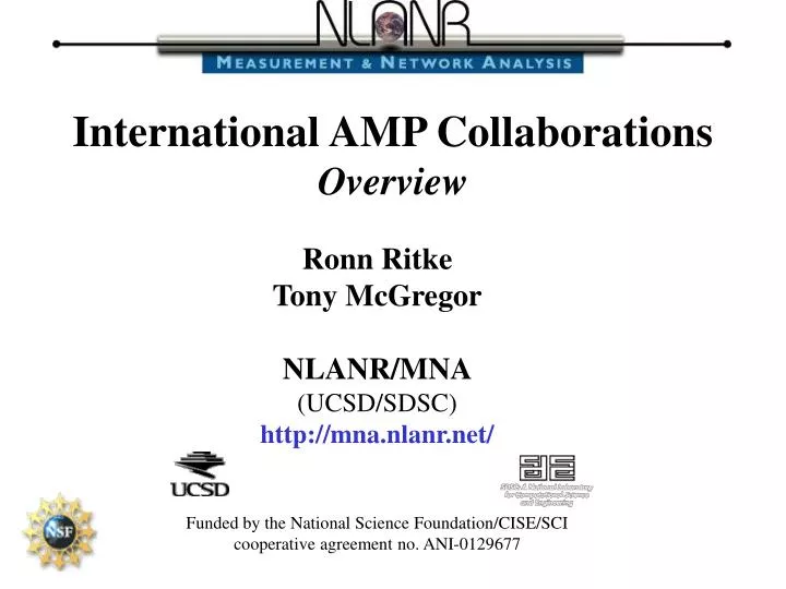 international amp collaborations overview