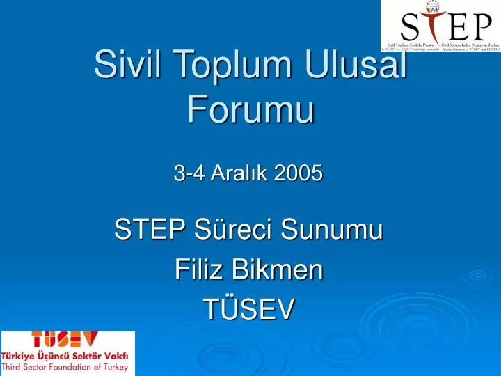 s ivil toplum ulusal forumu