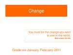 Change - slide 1